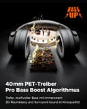 Thumbnail 2 de truefree HF-10 Over‑Ear Kopfhörer 125 h Akku 🎧