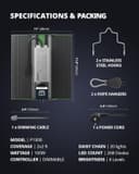 Thumbnail 1 de VIPARSPECTRA P1000 LED Grow Lampe 2024 Vollspektrum ⌚