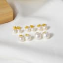 Thumbnail 4 de Süßwasserperlen Ohrringe Echt 925 Silber 5–10 mm ⌚