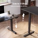 Thumbnail 2 de Claiks Bureau Électrique Réglable 100 x 60 cm ⚙️