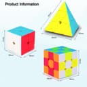 Thumbnail 2 de EACHHAHA Speed Cube Set 3 pièces (2x2, 3x3, Pyraminx) 🧩