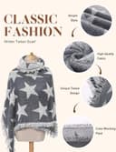 Thumbnail 2 de Heekpek Grand Tartan châle féminin 🧣