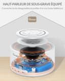 Thumbnail 2 de HOMGEN Machine à bruit blanc 30 sons, 30 niveaux de volume 🎧