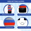 Thumbnail 5 de INSISMY Ensemble Bonnet Écharpe Gants Enfant 3-8 ans ⌚