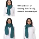 Thumbnail 6 de Loowoko Echarpe femme hiver, 180 x 30 cm ⚙️