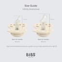 Thumbnail 1 de Lot de 2 sucettes BIBS Infinity, taille 2, ivory/blossom 🍯