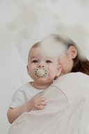 Thumbnail 4 de Lot de 2 sucettes BIBS Infinity, taille 2, ivory/blossom 🍯