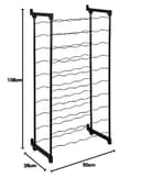 Thumbnail 4 de Metaltex Barbera 383650, range-bouteille 50 pièces, noir ⚙️