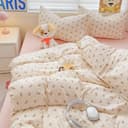 Thumbnail principal de Michorinee Housse de Couette 200x200 Rose Fleurie ⌚