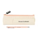 Thumbnail 3 de Mr. Wonderful Ensemble d'écriture beige — trousse PU multicolore ✏️