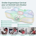 Thumbnail 2 de Oreiller TESQ ergonomique 2 en 1, 60 x 40 x 9 cm ⌚