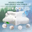 Thumbnail 3 de Oreiller TESQ ergonomique 2 en 1, 60 x 40 x 9 cm ⌚