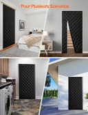 Thumbnail 6 de Rideau de Porte Isolant Thermique 90x210CM noir đȘ