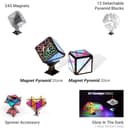 Thumbnail 4 de TOSY Magnet Pyramid Glow – 12 pièces, 243 aimants 📷