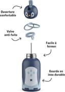 Thumbnail 3 de waterdrop® Gourde Enfant Inox 400ml – Bouteille isotherme sans BPA ⚡