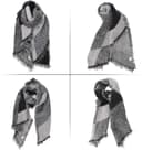 Thumbnail 2 de WOKKOL Écharpe Femme Hiver à Carreaux — chaleur féminine ⌚