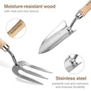 Thumbnail 5 de WORKPRO Ensemble de jardinage rose 8 pièces ⚙️