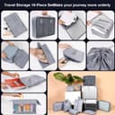 Thumbnail 2 de AiQInu Organizer valigia 10 pezzi set packing cubes per viaggio 🧳