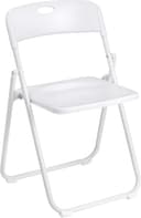 Thumbnail principal de Baroni Home Sedia Pieghevole 74×43×49 cm bianca 🪑