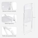 Thumbnail 4 de Baroni Home Sedia Pieghevole 74×43×49 cm bianca 🪑