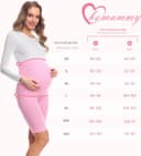 Thumbnail 6 de Be Mammy BE20-285 Leggings premaman corti in bio-cotone 👖