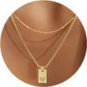 Thumbnail 6 de BodyBonita Collana iniziale placcata oro 14K donna 💍