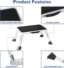 Thumbnail 3 de BONTEC Sgabello pieghevole regolabile 3 livelli 🪑