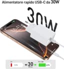 Thumbnail 2 de Caricabatterie USB‑C 30W rapido 3‑pack con cavo 2 m 🔌