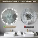 Thumbnail 1 de Clevich Specchio da Bagno LED Rotondo 60 cm con luci dimmerabili 🪞