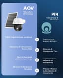 Thumbnail 3 de COCOCAM 4G Telecamera Esterno 2K PTZ con pannello solare ☀️📷