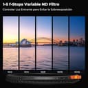 Thumbnail 4 de K&F CONCEPT Nano‑Xcel 105mm Filtro variabile ND2‑32 e CPL per fotocamera 📷