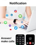 Thumbnail 1 de Dakofied Smartwatch donna con chiamate Bluetooth e cardiofrequenzimetro ⌚