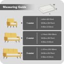 Thumbnail 6 de Deconovo Copriseduto 2 posti elasticizzato per divano bianco 🛋️