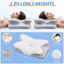 Thumbnail 2 de Ehomfory Cuscino Cervicale ergonomico 67x37x9/12 cm 🛏️