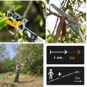 Thumbnail 2 de Forbici telescopiche giraffa da potatura 3,40 m ✂️