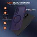 Thumbnail 2 de iVoler Cover magnetica per Samsung Galaxy S25 Edge 5G, protezione antiurto viola 📱