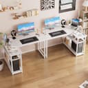 Thumbnail 5 de JUMMICO Scrivania angolare a L salvaspazio per computer 🪑