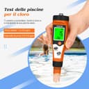 Thumbnail 1 de Misuratore 7‑in‑1 pH/Cloro/EC/TDS per piscina 🌊