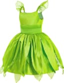 Thumbnail 1 de New front Costume Tinkerbell per bambina verde 🎭
