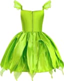 Thumbnail 2 de New front Costume Tinkerbell per bambina verde 🎭