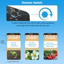 Thumbnail 4 de Niello 1200W lampada da coltivazione full spectrum dimmerabile 🌱