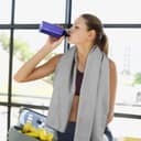 Thumbnail 5 de Pameil 120x50 cm asciugamano palestra in microfibra con tasca e cerniera 🧖