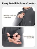 Thumbnail 5 de PATPAT Felpa sportiva ragazzo con mezza cerniera e fori per pollice 👕