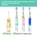 Thumbnail 2 de Seago SG-977 SG-EK6 testine per spazzolino elettrico 4 pezzi 🪥