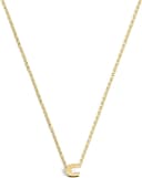 Thumbnail 1 de SINGULARU Collana personalizzata con lettera in argento 925 placcato oro 📿