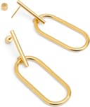 Thumbnail 5 de SINGULARU Renata orecchini lunghi in ottone placcato oro 18Kt o rodio 💍