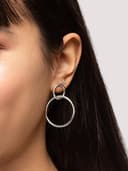 Thumbnail 2 de SINGULARU Sister orecchini in ottone placcato oro 18Kt o rodio 🎧