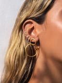 Thumbnail 6 de SINGULARU Sister orecchini in ottone placcato oro 18Kt o rodio 🎧