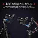 Thumbnail 5 de SmallRig 5468 Kit gabbia per Nikon ZR con piastra Arca 📷