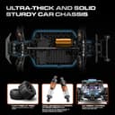 Thumbnail 3 de Womaqu 1:14 macchina radiocomandata fuoristrada 4x4 40 km/h 🚗